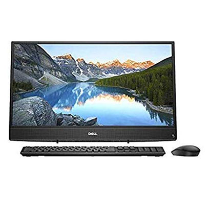 dell inspiron (3477) all-in-one desktop (core i3/7th gen/ 4gb/ 1tb/ windows 10/ ms office/ wireless keyboard & mouse/24 inch/ 1 year warranty), black